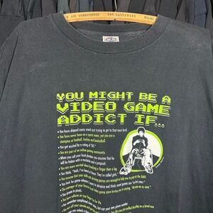Vintage Y2K funny crazy cartoon video game graphic spellout